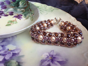 Vintage Inspired Pearl Bracelet